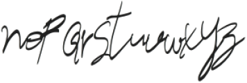 Trimeira Signature Regular otf (400) Font LOWERCASE