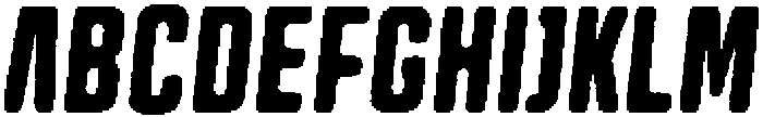 Trina Circular Angular Italic otf (400) Font UPPERCASE