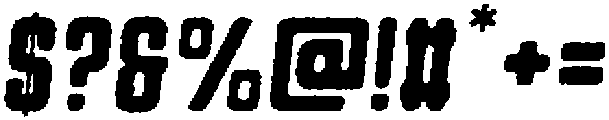 Trina Circular Eroded Italic otf (400) Font OTHER CHARS