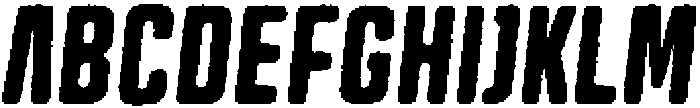 Trina Circular Eroded Italic otf (400) Font UPPERCASE