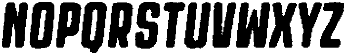Trina Circular Eroded Italic otf (400) Font UPPERCASE