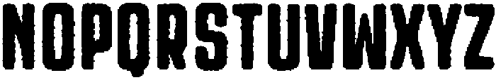 Trina Circular Eroded otf (400) Font UPPERCASE