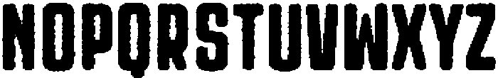 Trina Circular Eroded otf (400) Font LOWERCASE