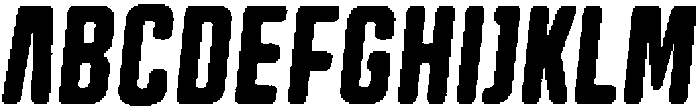 Trina Circular Noise Italic otf (400) Font UPPERCASE