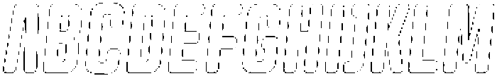 Trina Circular Outline Italic otf (400) Font UPPERCASE