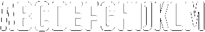 Trina Circular Outline otf (400) Font UPPERCASE