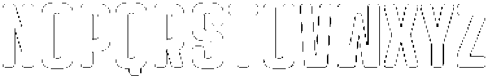 Trina Circular Outline otf (400) Font UPPERCASE
