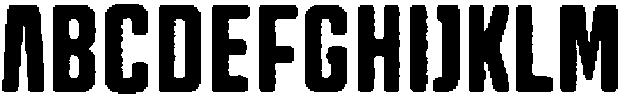 Trina Circular Rough otf (400) Font UPPERCASE