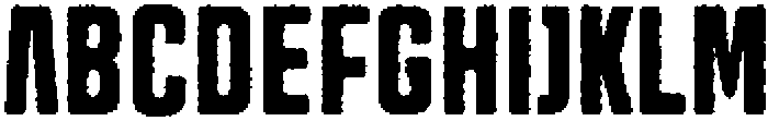 Trina Eroded otf (400) Font UPPERCASE