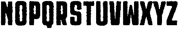 Trina Eroded otf (400) Font UPPERCASE