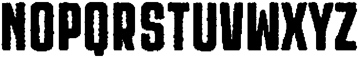 Trina Eroded otf (400) Font LOWERCASE