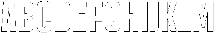 Trina Outline otf (400) Font UPPERCASE