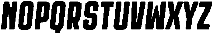 Trina Rough Italic otf (400) Font LOWERCASE