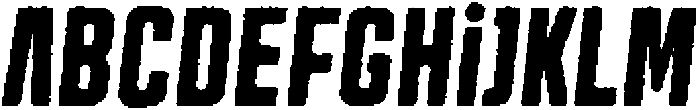 Trina Rounded Eroded Italic otf (400) FONT