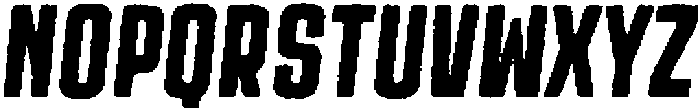 Trina Rounded Eroded Italic otf (400) Font LOWERCASE