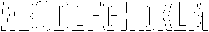 Trina Rounded Outline otf (400) Font UPPERCASE