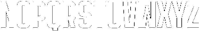 Trina Rounded Outline otf (400) Font LOWERCASE