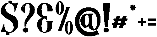 Trinity Note otf (400) Font OTHER CHARS