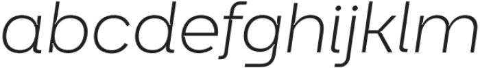 Trinket Extra Light Italic otf (200) Font LOWERCASE