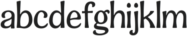 Triorange Medium otf (500) Font LOWERCASE