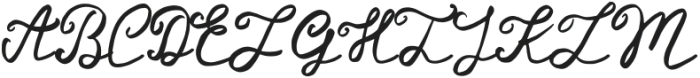 Triple Charm Script otf (400) Font UPPERCASE