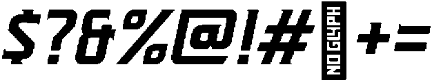 Triton Bold Italic otf (700) Font OTHER CHARS