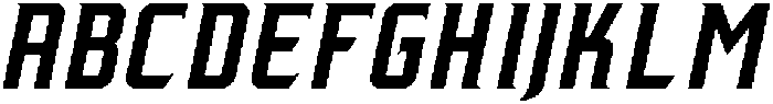 Triton Bold Italic otf (700) Font UPPERCASE