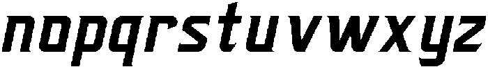 Triton Bold Italic otf (700) Font LOWERCASE