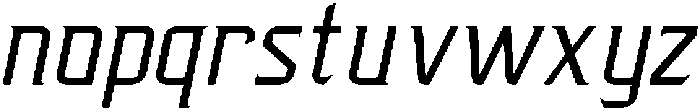 Triton Light Italic otf (300) Font LOWERCASE