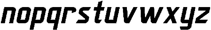 Triton Sans Bold Italic otf (700) Font LOWERCASE