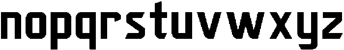 Triton Sans Bold otf (700) Font LOWERCASE