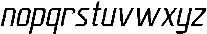 Triton Sans Light Italic otf (300) Font LOWERCASE