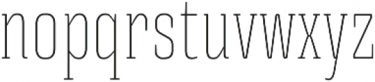 Triunfo Ultracondensed otf (100) Font LOWERCASE