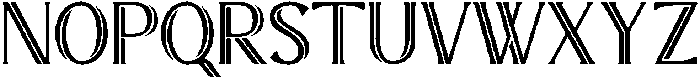Trivelas 21 Line otf (400) Font UPPERCASE