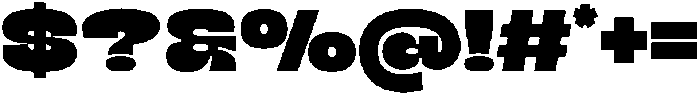 Triver Bold otf (700) Font OTHER CHARS