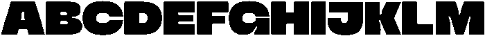 Triver Bold otf (700) Font UPPERCASE