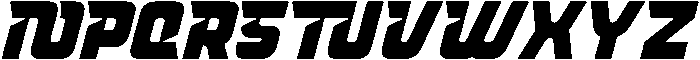 Trivox Slant otf (400) Font UPPERCASE