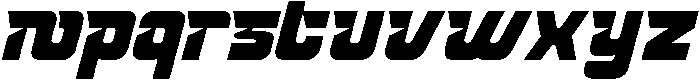 Trivox Slant otf (400) Font LOWERCASE