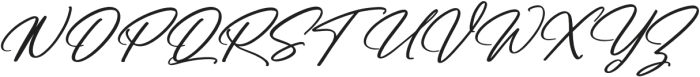 Triyastie Italic otf (400) Font UPPERCASE