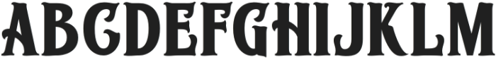 Troback regular Regular otf (400) Font LOWERCASE