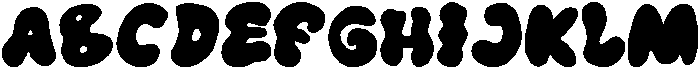 Tropic Jelly Regular otf (400) Font UPPERCASE