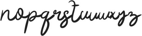 Tropical Beach otf (400) Font LOWERCASE