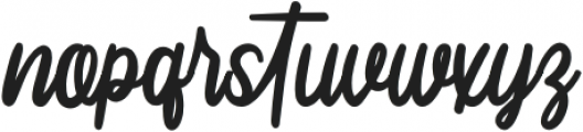 Tropical Blooming otf (400) Font LOWERCASE