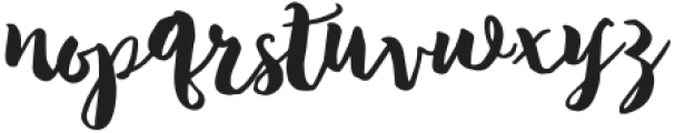 Tropical Brush Script otf (400) Font LOWERCASE