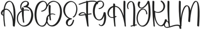 Tropical  Butter Regular otf (400) Font UPPERCASE