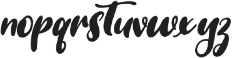 Tropical Display Italic otf (400) Font LOWERCASE