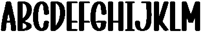 Tropical Garden Regular otf (400) Font UPPERCASE