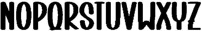 Tropical Garden Regular otf (400) Font LOWERCASE