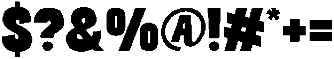 Tropical Horizon Regular otf (400) Font OTHER CHARS