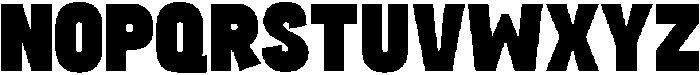 Tropical Horizon Regular otf (400) Font LOWERCASE